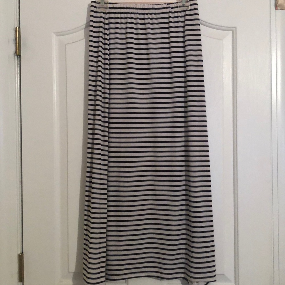 Striped Maxi Skirt
